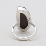 Handmade Ammolite Silver Rings