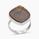 925 Sterling Silver Ammolite Handmade Rings