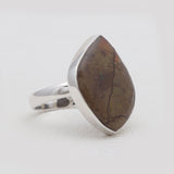 925 Sterling Silver Ammolite Handmade Rings