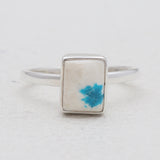 925 Sterling Silver Cavansite Rings