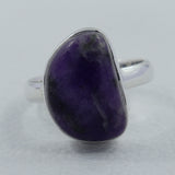 Purple Sugilite Silver Ring