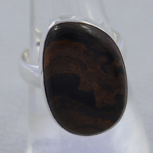 925 Sterling Silver Stromatolite Ring