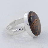 Stromatolite Silver Ring