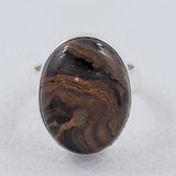 Stromatolite Silver Ring