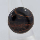 Stromatolite Silver Ring