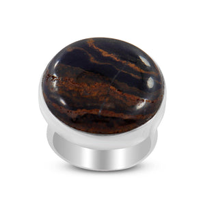 925 Sterling Silver Stromatolite Ring