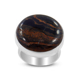 Stromatolite Silver Ring