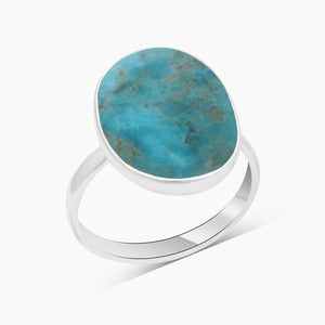 Boulder Turquoise Silver Rings