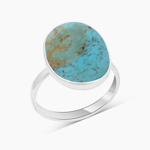 Boulder Turquoise Silver Rings
