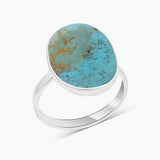 Boulder Turquoise Silver Rings