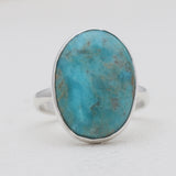 Boulder Turquoise Silver Rings
