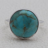 Bouldar Turquoise Silver Rings