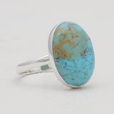 Boulder Turquoise Silver Rings