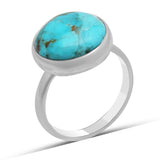 Bouldar Turquoise Silver Rings