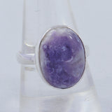 Morado Opal Silver Ring