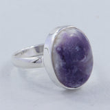 Morado Opal Silver Ring