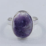 Morado Opal Silver Ring