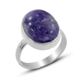 Morado Opal Silver Ring