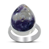 Morado Opal Silver Ring