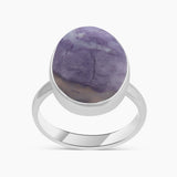 Morado Opal Silver Rings