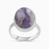 Morado Opal Silver Rings