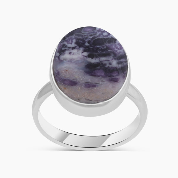 Morado Opal Silver Rings