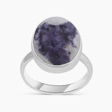 Morado Opal Silver Rings