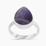 Morado Opal Silver Rings