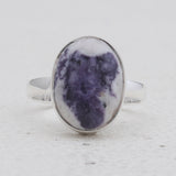 Morado Opal Silver Rings