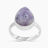 Morado Opal Silver Rings