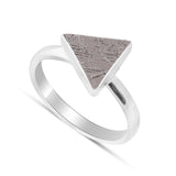 Meteorite Silver Ring