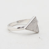 Meteorite Silver Ring