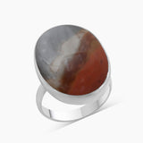 Polychrome Jasper Silver Rings
