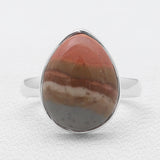 Polychrome Jasper Silver Rings
