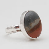 Polychrome Jasper Silver Rings