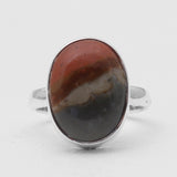 Polychrome Jasper Silver Rings