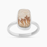 Russian Dendritic Silver Rings
