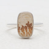 Russian Dendritic Silver Rings