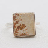 Russian Dendritic Opal Silver Rings