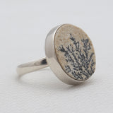 Russian Dendritic Silver Rings