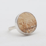 Russian Dendritic Opal Silver Rings