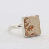 Russian Dendritic Opal Silver Rings