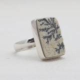 Russian Dendritic Silver Rings
