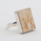 Russian Dendritic Opal Silver Rings