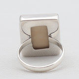 Russian Dendritic Opal Silver Rings