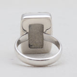 Russian Dendritic Silver Rings