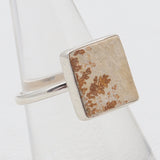 Russian Dendritic Opal Silver Rings