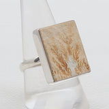 Russian Dendritic Opal Silver Rings