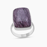 925 Sterling Silver Charoite Rings