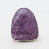 925 Sterling Silver Charoite Rings
